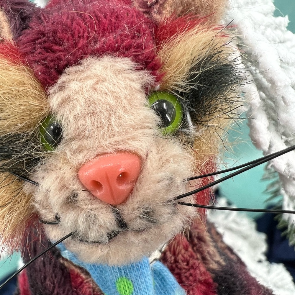 Colorful Kitty Ornament